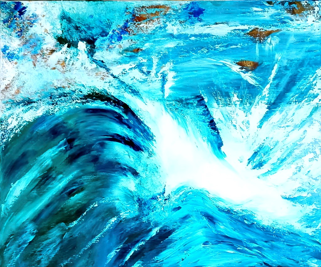 2023 07-Korontana.jpg - Année 2023 - 50 x 40 cmHuile au pinceau et au couteau sur toile