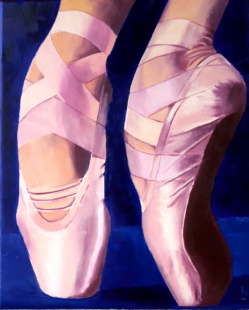 2016 11-Pointes.jpg - Année 2016 - 40 x 30 cm  Huile au pinceau et couteau sur toile