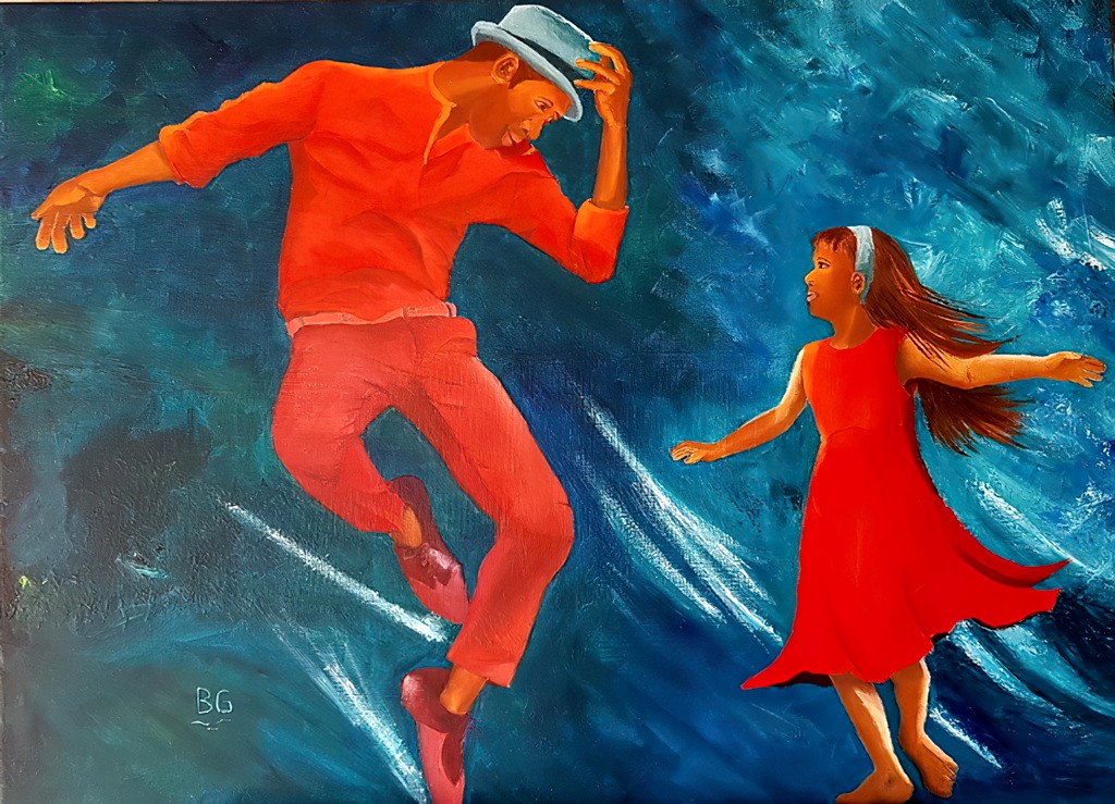 2020 05-Huitanga.jpg - Année 2020 - 54X73 cm  Huile au pinceau et au couteau sur toile