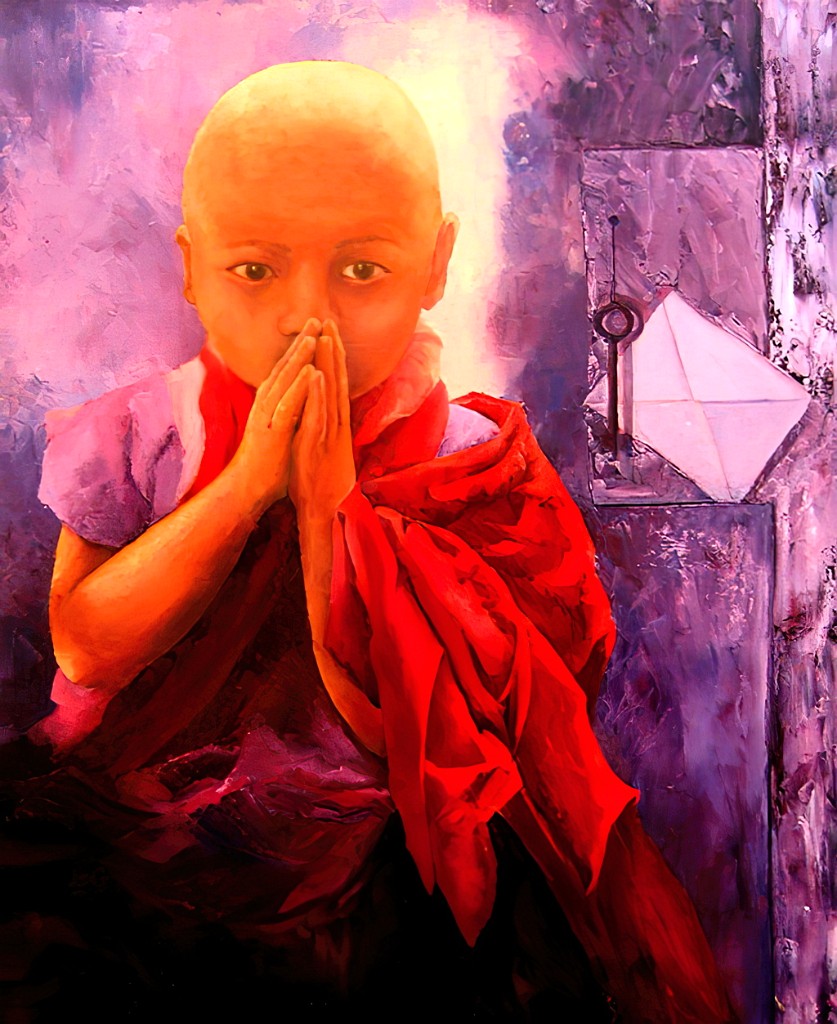 2010 12-Vavaka.jpg - Année 2010 - 65 x 55 cm  Huile au pinceau et au couteau sur toile