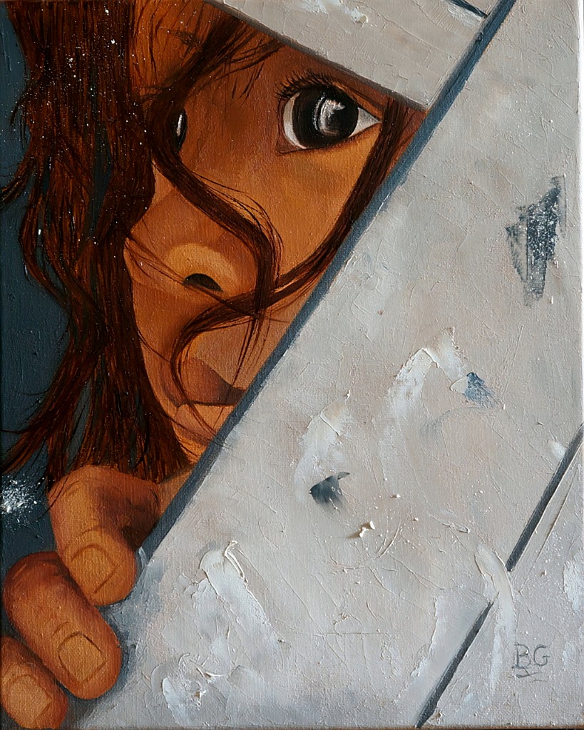 2017 12-Droletta.jpg - Année 2017 - 65 x 54 cm  Huile au pinceau et au couteau sur toile