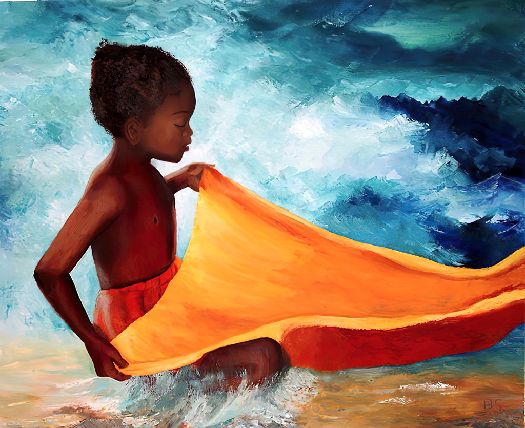 2009 04-Pesca.jpg - Année 2009 - 73 x 60 cm  Huile au pinceau et au couteau sur toile