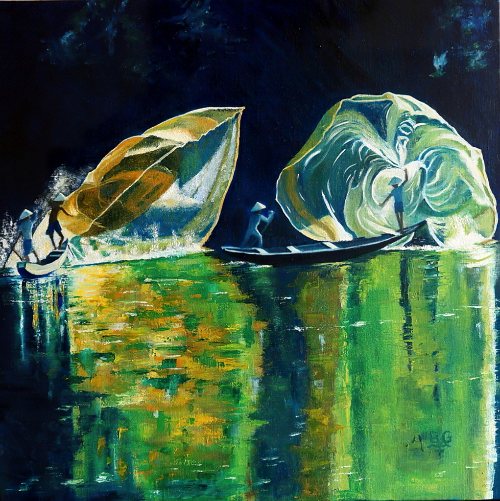 2017 12-Zhangwang.jpg - Année 2017 - 60 x 60 cm  Huile au pinceau et au couteau sur toile
