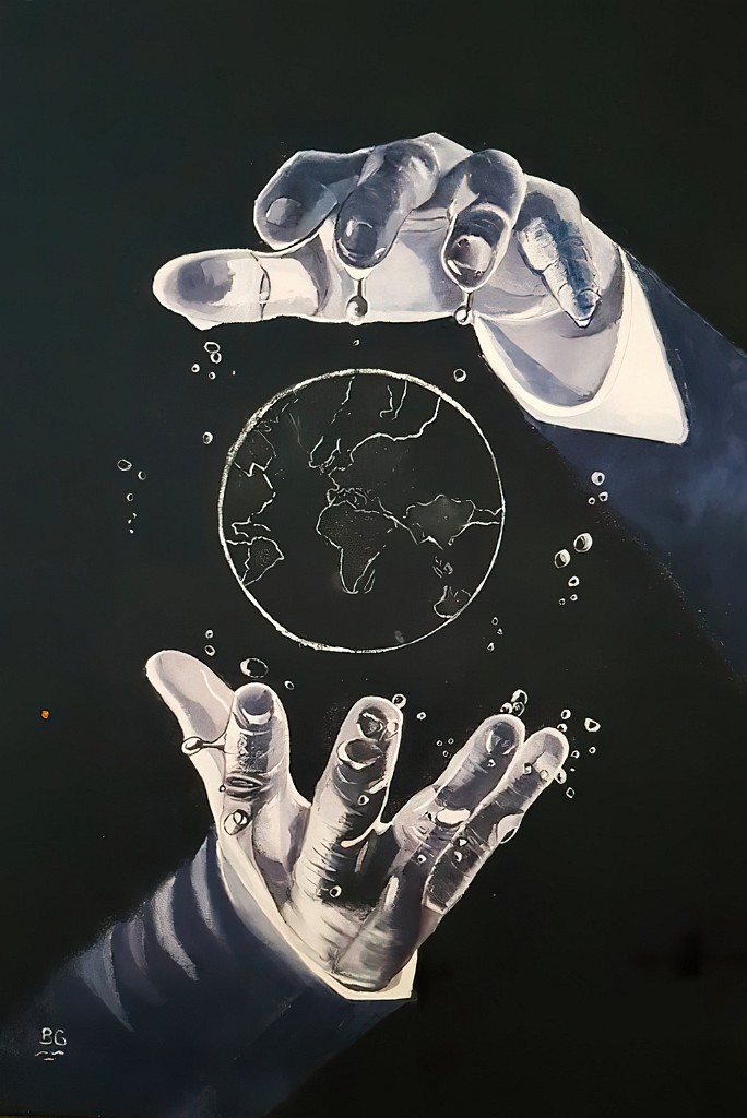 2022 03-Fajiry.jpg - Année 2022  -  73 × 50 cm  Huile au pinceau et au couteau sur toile