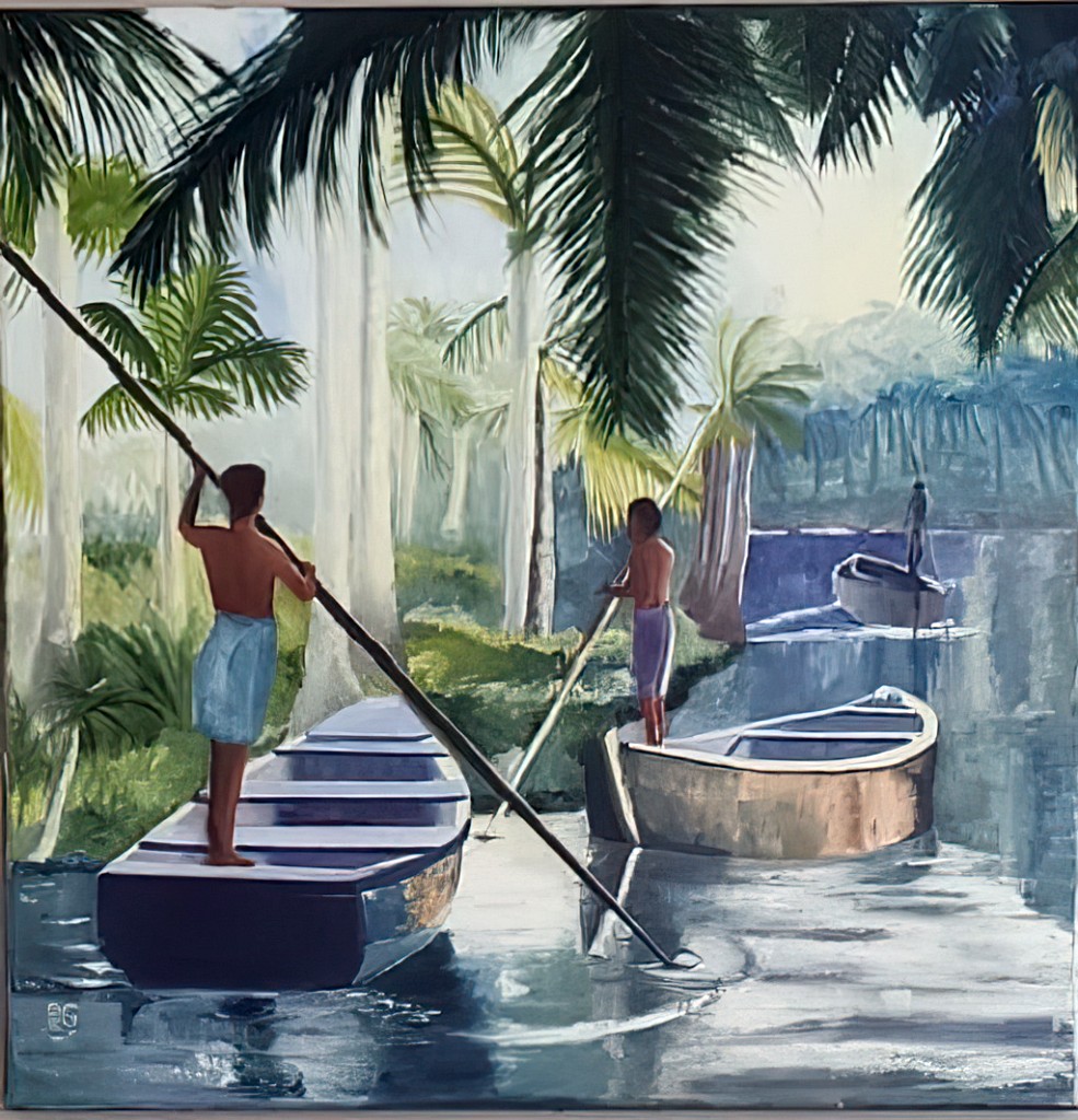 2023 08-Andry.jpg - Année 2023 -60 x 60 cmHuile au pinceau et au couteau sur toile